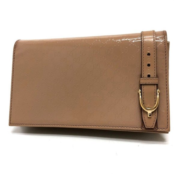 GUCCI GG Micro Gucci Bag Shoulder Bag enamel Beige/GoldHardware - Picture 1 of 16
